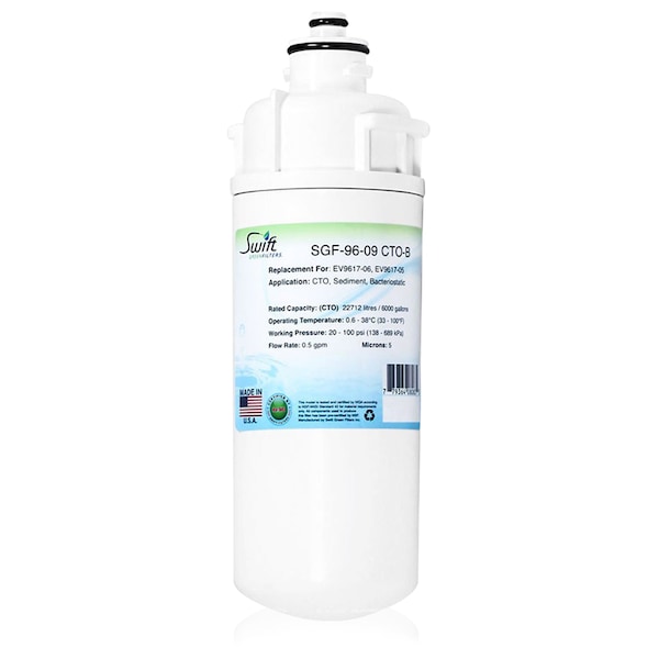 Replacement water filter for Everpure EV9617-06, EV9617-05